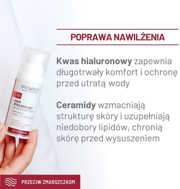 Крем для обличчя з SPF захистом Sylveco Dermo антивіковий 50 мл (5902249019858) - зображення 4