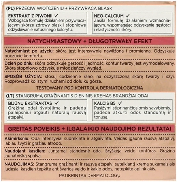 Крем для обличчя L'Oreal Paris Age Perfect Golden Age 60+ SPF20 зміцнюючий 50 мл (3600523216604) - зображення 4