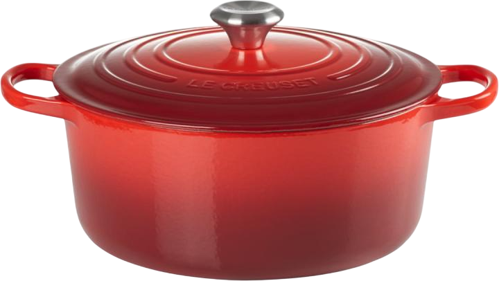 Garnek LeCreuset Signature okrągły czerwony 22 cm (0024147260677) - obraz 4