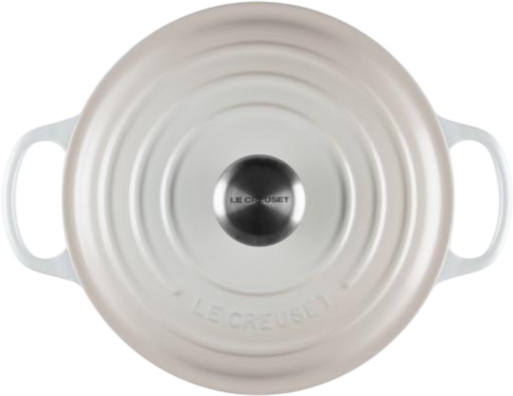Каструля LeCreuset Signature кругла біла 24 см (0024147303428) - зображення 3