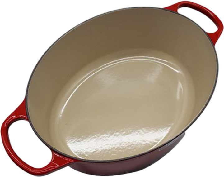 Гусятниця LeCreuset овальна чавунна вишнева 31 см (0024147263166) - зображення 3