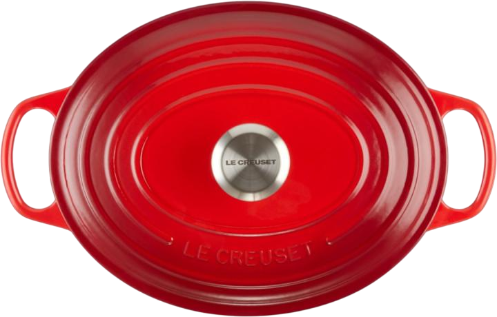 Гусятниця LeCreuset овальна чавунна вишнева 31 см (0024147263166) - зображення 5