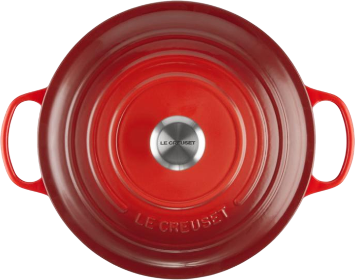 Garnek LeCreuset Signature okrągły wiśniowy 24 cm (0024147259770) - obraz 3