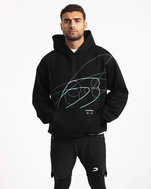 Худі BOXRAW Disciplined Thought/Action Oversized XL Чорне - Фото 1 Худі BOXRAW Disciplined Thought/Action Oversized XL Чорне - изображение 1