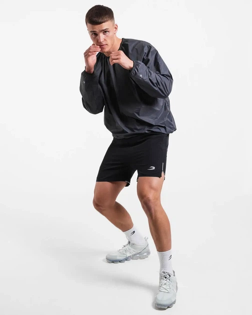 Вітровка BOXRAW Genaro Windbreaker Crew XS Темно-сіра - изображение 11