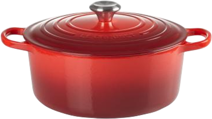 Garnek LeCreuset Signature okrągły wiśniowy 28 cm (0024147260998) - obraz 5