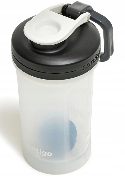 Shaker Contigo Go Fit Shake & Go 2.0 590 ml Salt (840276163845) - obraz 4