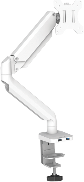 Uchwyt biurkowy do wyświetlacza Fellowes Platinum 32" White (8056201) - obraz 3