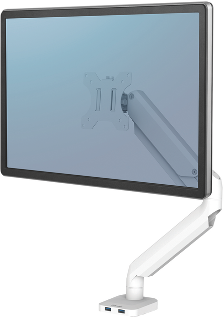 Uchwyt biurkowy do wyświetlacza Fellowes Platinum 32" White (8056201) - obraz 6
