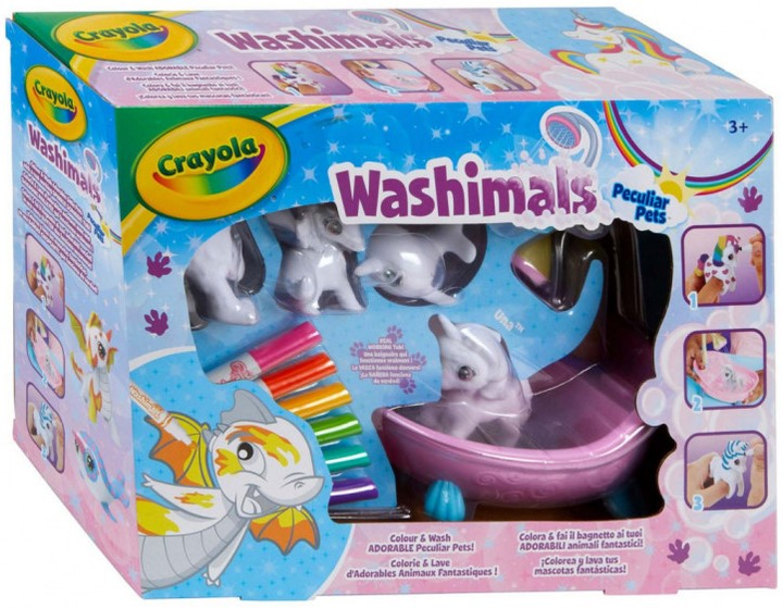 Zestaw kreatywny Crayola Washimals Baśniowe zwierzątka (0071662174248) - obraz 1