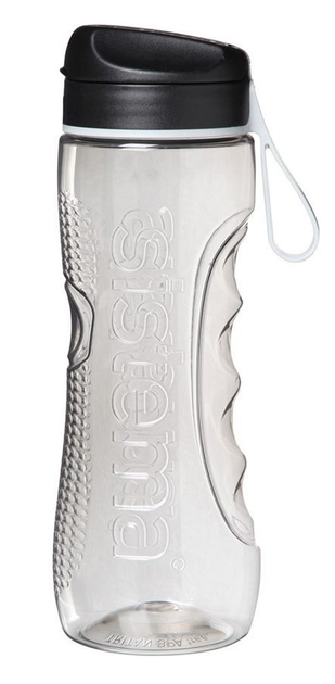 Пляшка для води Sistema Hydrate Tritan Active 800 ml Чорна (9414202111654) - зображення 2