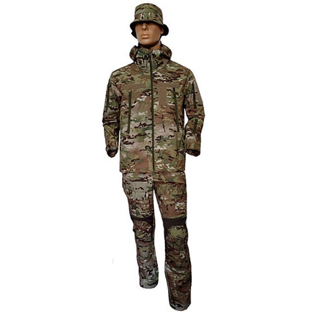 Костюм військовий тактичний вітровологозахисний Shturm FS Uniform 48 multicam - зображення 1