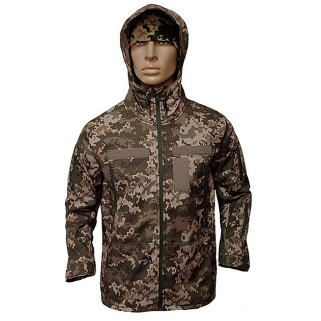 Куртка військова тактична SoftShell FS Uniform 54 піксель MM14 - изображение 1