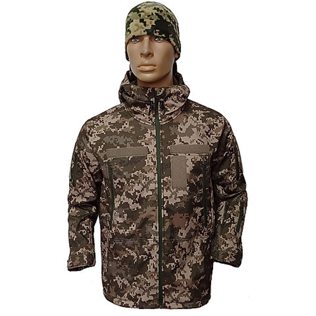 Куртка військова тактична SoftShell FS Uniform 54 піксель MM14 - изображение 2