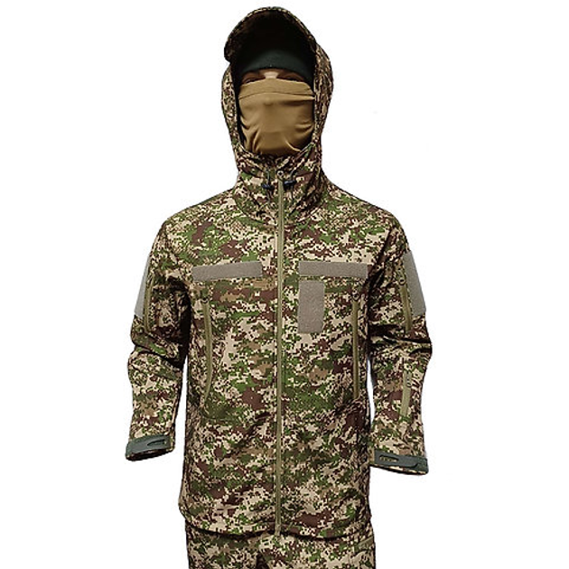 Куртка військова тактична SoftShell FS Uniform 56 Хижак - изображение 2