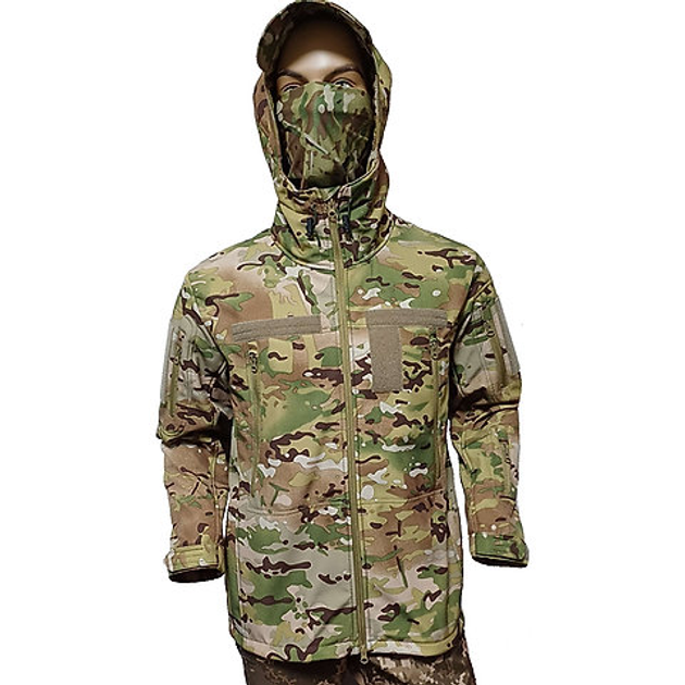 Куртка тактична військова SoftShell FS Uniform 52 multicam - зображення 2