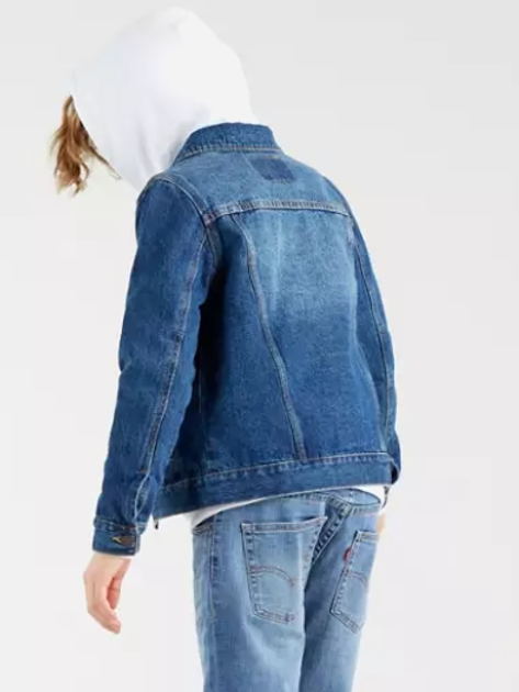 Підліткова джинсова куртка для хлопчика Levis 9E2058-M8X 158 см (14A) Синя (3665115043259) - зображення 2