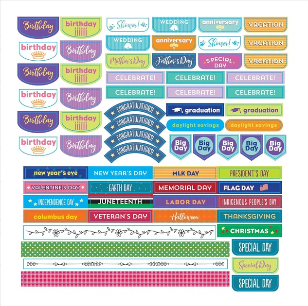 Стікербук Peter Pauper Press Планування дня 2500 шт (9781441338327) - зображення 7