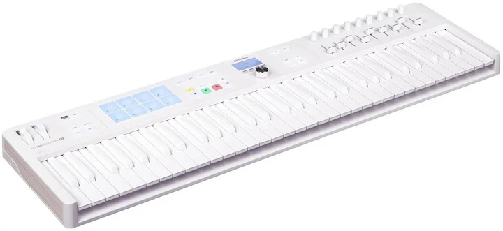 MIDI-клавиатура Arturia KeyLab Essential 61 mk3 Alpine White Special Edition - Фото 2 MIDI-клавиатура Arturia KeyLab Essential 61 mk3 Alpine White Special Edition - изображение 2