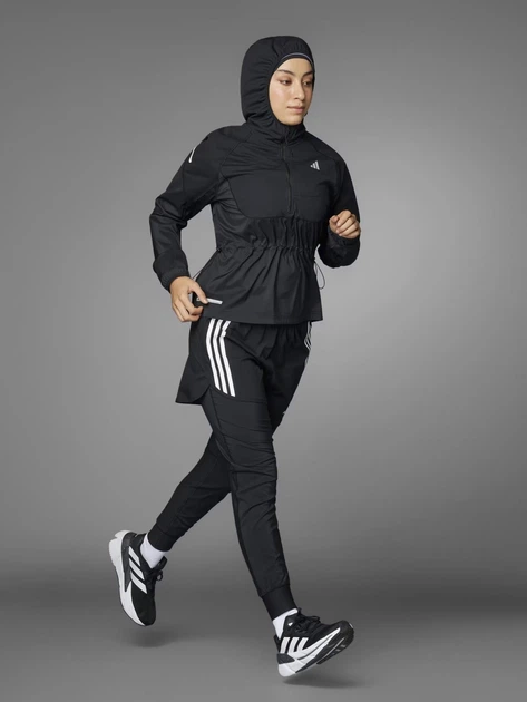 Спортивная ветровка для бега с капюшоном женская Adidas