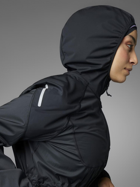 お客 Спортивная ветровка для бега с капюшоном женская Adidas