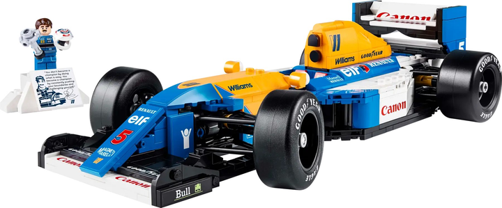 Zestaw klocków LEGO Icons Williams Racing FW14B i Nigel Mansell 799 elementów (10353) - obraz 2