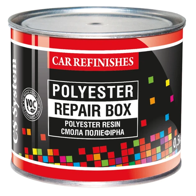 Смола полиэфирная CS SYSTEM Repair Box 0,5 кг - Фото 2 Смола полиэфирная CS SYSTEM Repair Box 0,5 кг - изображение 2