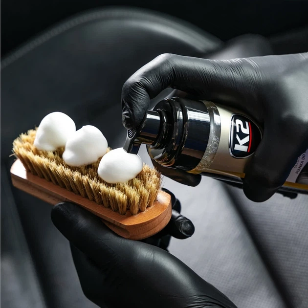 Щітка для очищення шкіряної оббивки K2 Auron Brush Soft 13 см (G451) - зображення 2