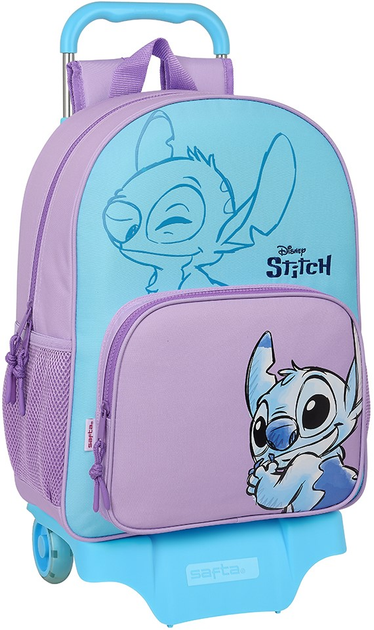 Plecak szkolny na kółkach Safta Disney Stitch Sweet Trolley 42 cm (8412688570072) - obraz 1