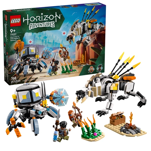 Конструктор LEGO Horizon Adventures Алой и Варл против Краболаза и
