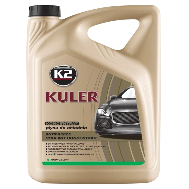 Жидкость охлаждающая концентрат K2 Kuler Long Life G11 антифриз зеленый 5 л (T215Z) - Фото 1 Жидкость охлаждающая концентрат K2 Kuler Long Life G11 антифриз зеленый 5 л (T215Z) - изображение 1