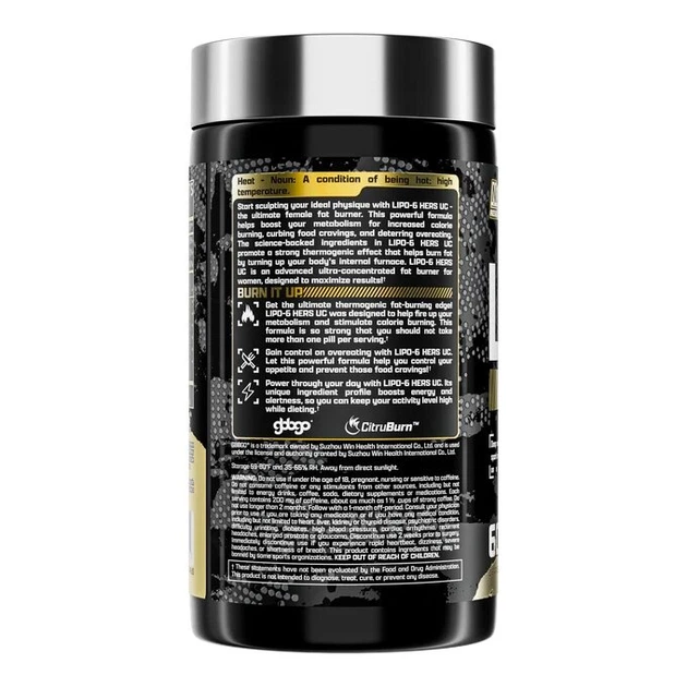Жиросжигатель Nutrex Research Lipo-6 Black Hers Ultra Concentrate, 60 капсул - изображение 2