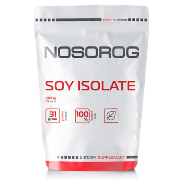 Протеин Nosorog Soy Isolate, 1 кг Без вкуса – фото, отзывы ...