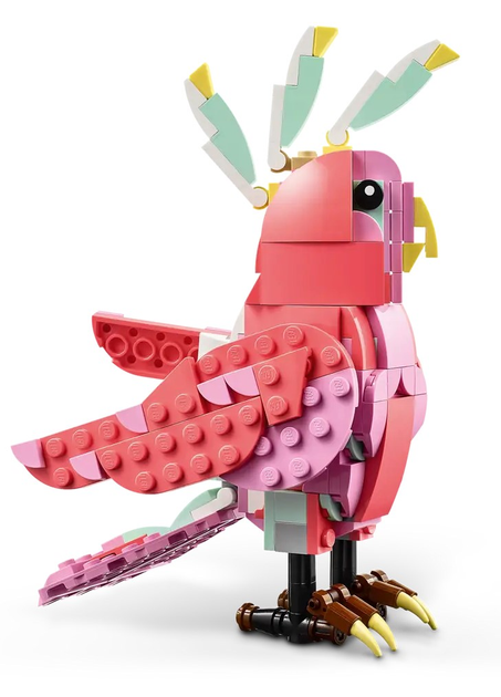 Конструктор LEGO Creator 3 в 1 Дикі тварини: Рожевий фламінго 288 елементів (31170) - зображення 7