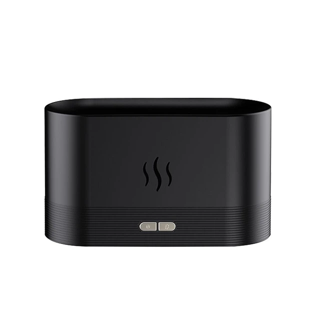 Портативный увлажнитель воздуха Kinscoter DQ-701C эффект пламени, Black с аромадиффузором - изображение 2
