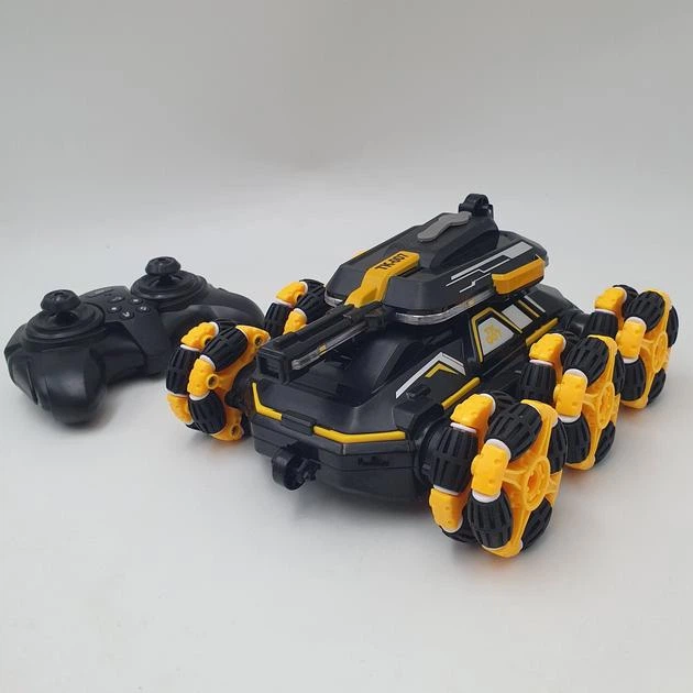 Танк игрушка на радиоуправлении аккумуляторный TK-007 трехосный