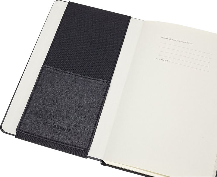 Opaska na notes Moleskine Classic czarna 13 x 21 cm (8058341710456) - obraz 4
