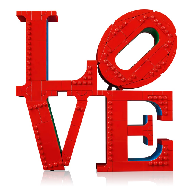 Zestaw klocków LEGO Art Robert Indiana LOVE 791 element (31214) - obraz 5
