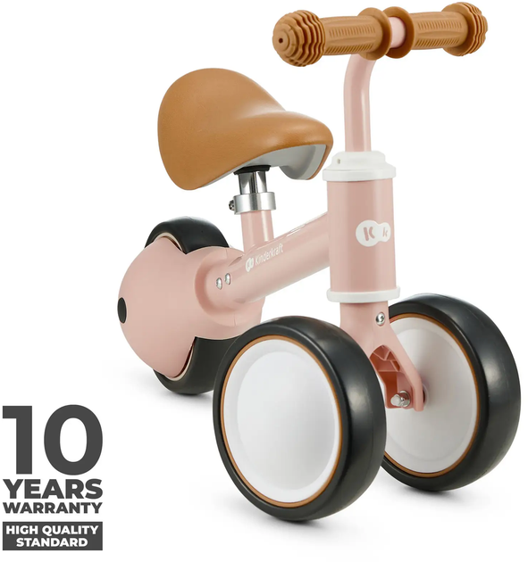 Rowerek biegowy KinderKraft Cutie Pink (5902533925650) - obraz 4