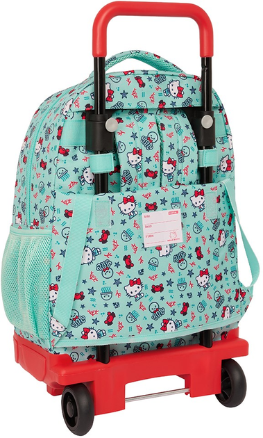 Plecak szkolny na kółkach Safta Hello Kitty Sea Lovers Compact Trolley 45 cm (8412688548682) - obraz 2