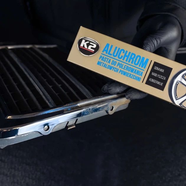 Паста для полировки хромированных деталей K2 ALUCHROM 120 мл (K0031) - изображение 2
