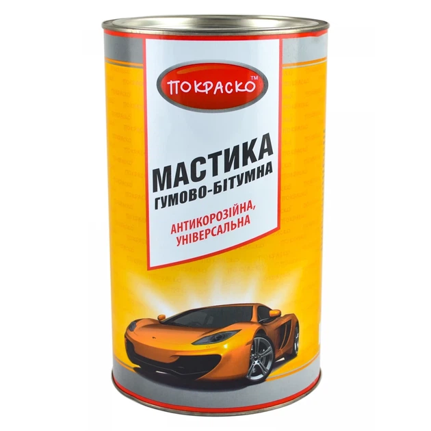Мастика гумово-бітумна Покраско 4,3 кг - зображення 2