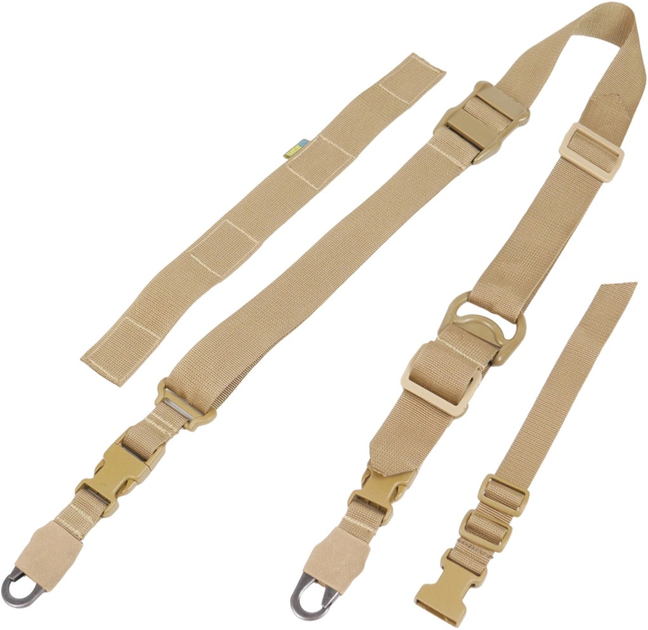 Ремінь 2-точковий для АК, РПК Kiborg Gun Sling G-2 Койот (k8014) - зображення 1