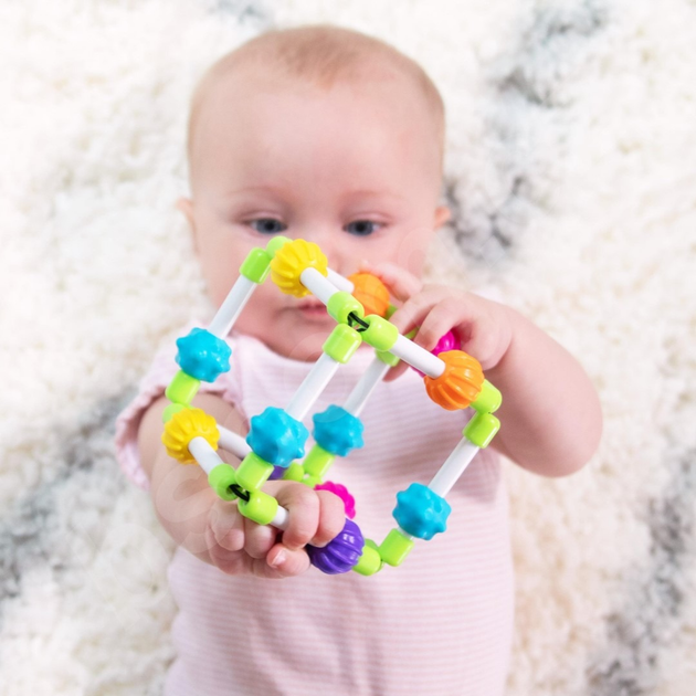 Прорізувач тактильний Fat Brain Toys Quubi Куб (811802026828) - зображення 5
