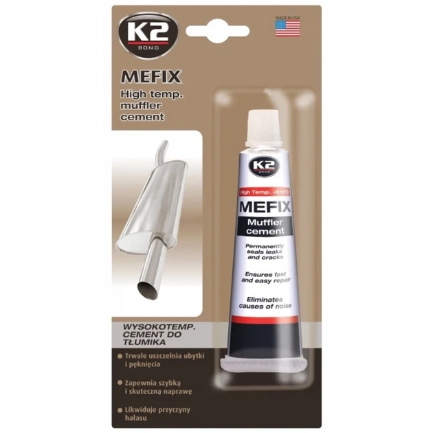Герметик для монтажа и ремонта глушителей K2 Bond Mefix 140 гр (B306) - изображение 4
