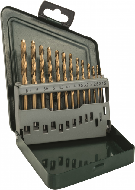 Набор сверл по металлу Bosch HSS-TiN 13 штук (2607019436) – фото ...