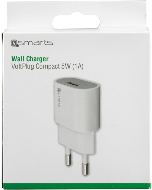 Мережевий зарядний пристрій 4smarts VoltPlug Compact 5W White (4250774983405) - зображення 5