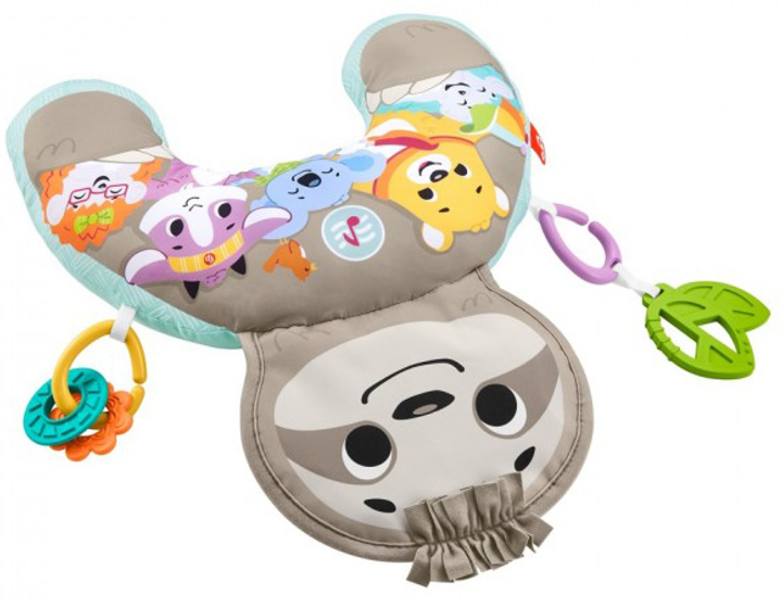 Poduszka do leżenia na brzuszku Fisher-Price Wesoły Leniwiec (GRR01) (0887961910261) - obraz 3