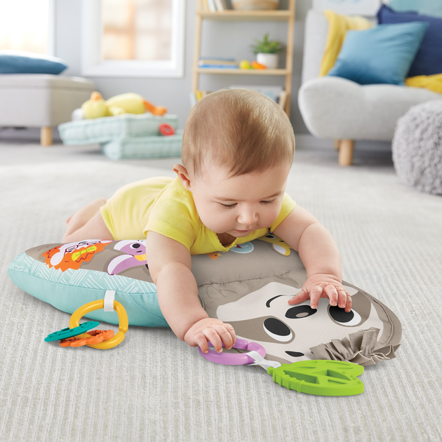 Poduszka do leżenia na brzuszku Fisher-Price Wesoły Leniwiec (GRR01) (0887961910261) - obraz 4