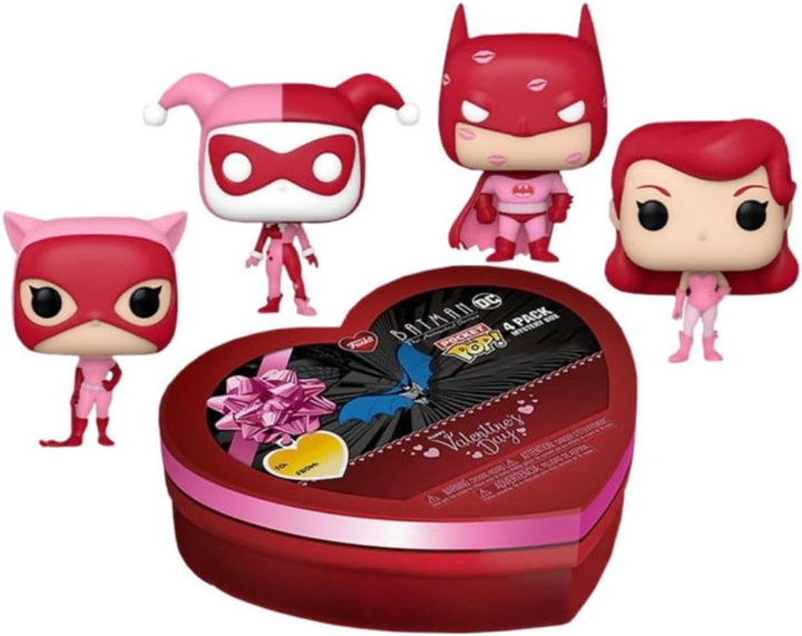 Figurki Funko Pocket Pop DC Comics - Valentines 4-pack (0889698704823) - obraz 2